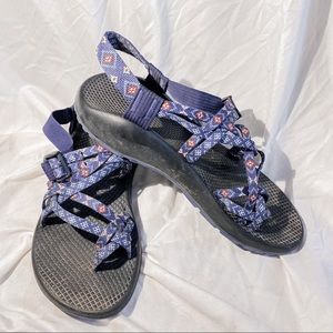 Chaco Double Strap Toe Loop Sandals Shoes Blue Women’s size 9